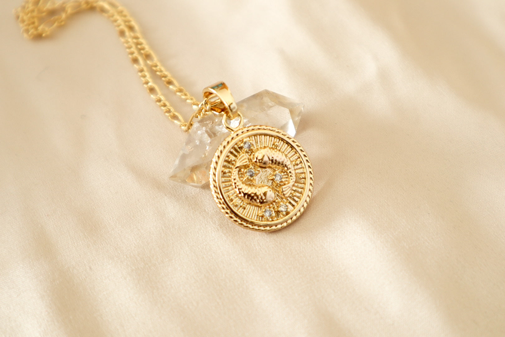 14k Gold Filled Zodiac Charm Necklace