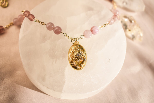Heart Chakra Necklace 14k Gold Filled